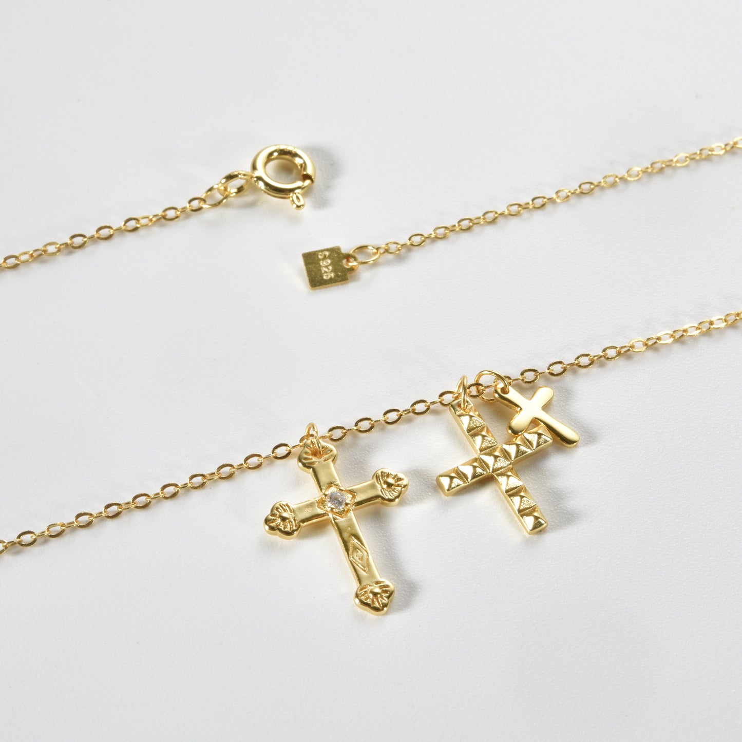 3X Cross necklace