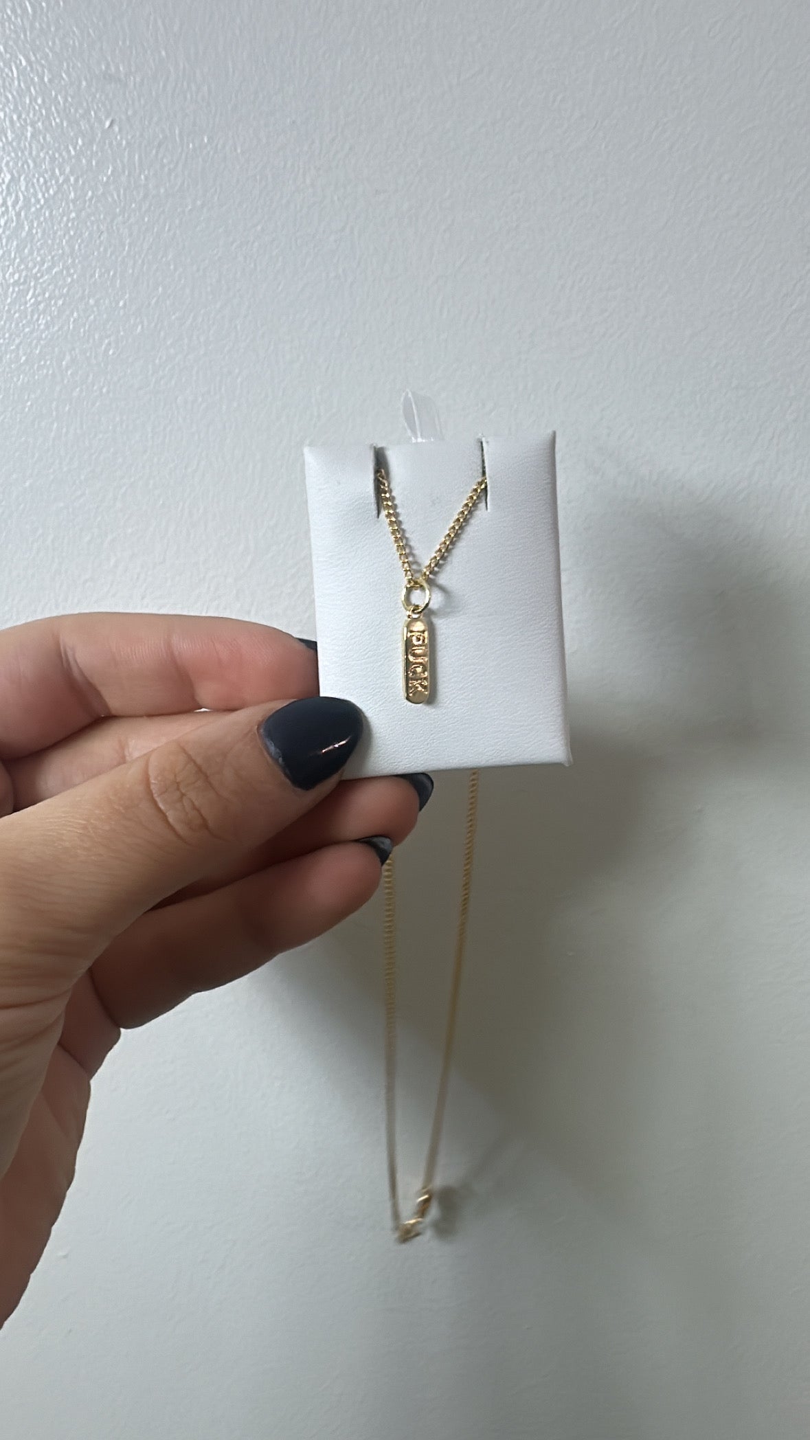F Mini Necklace