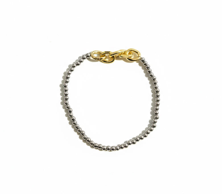 Chain beaded bracelet