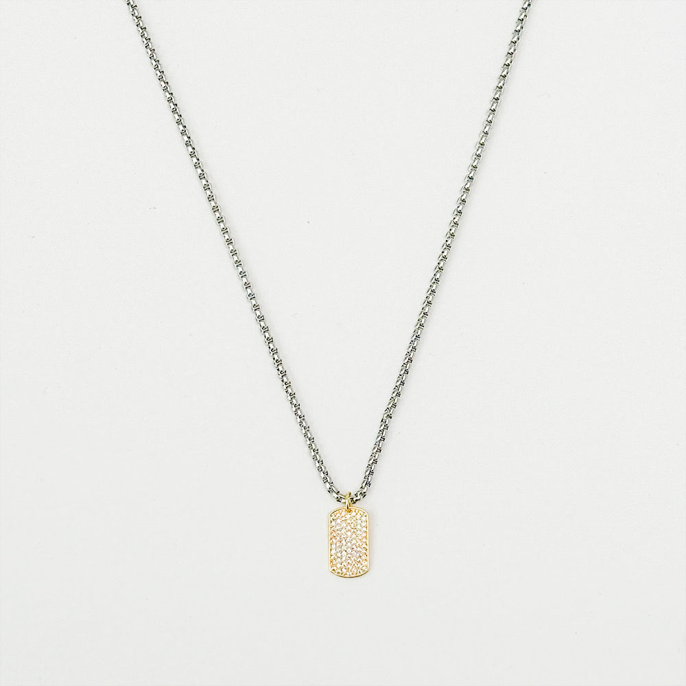 2 Tone Times Necklace