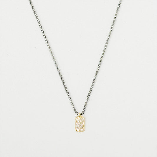 2 Tone Times Necklace