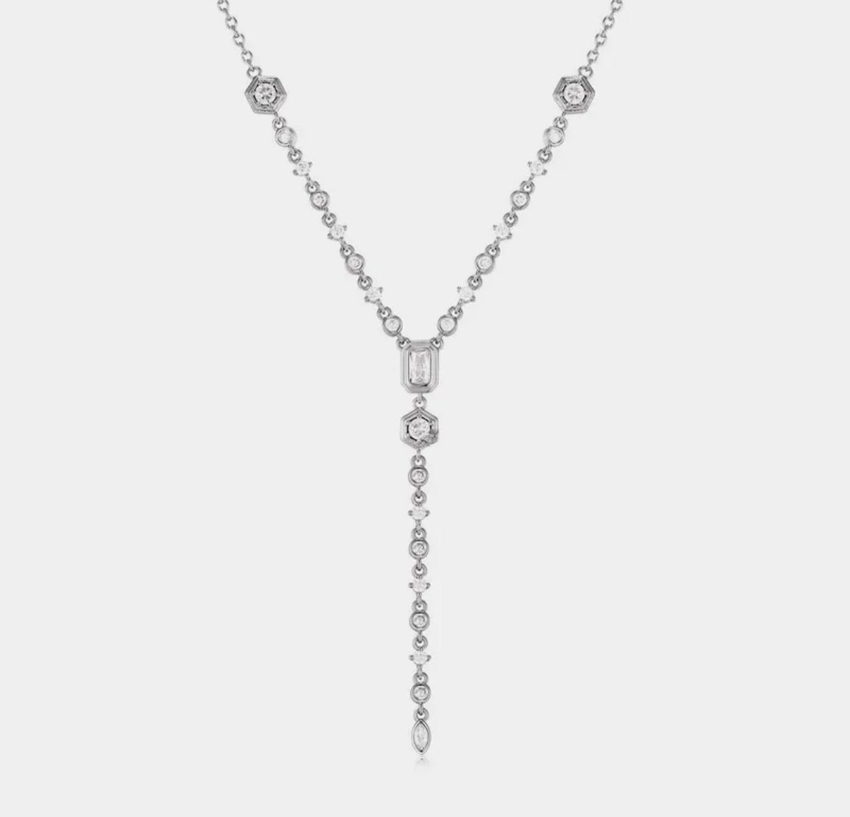 Worth it Lariat Necklace