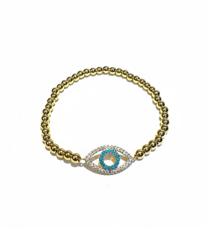 EE diamond beaded bracelet