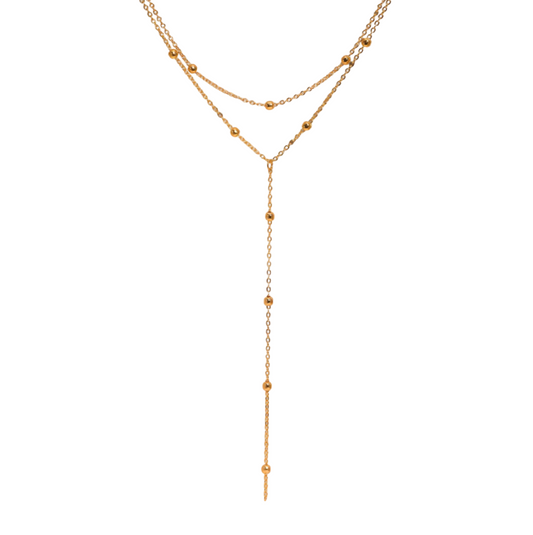 Wrap it up lariat necklace 
