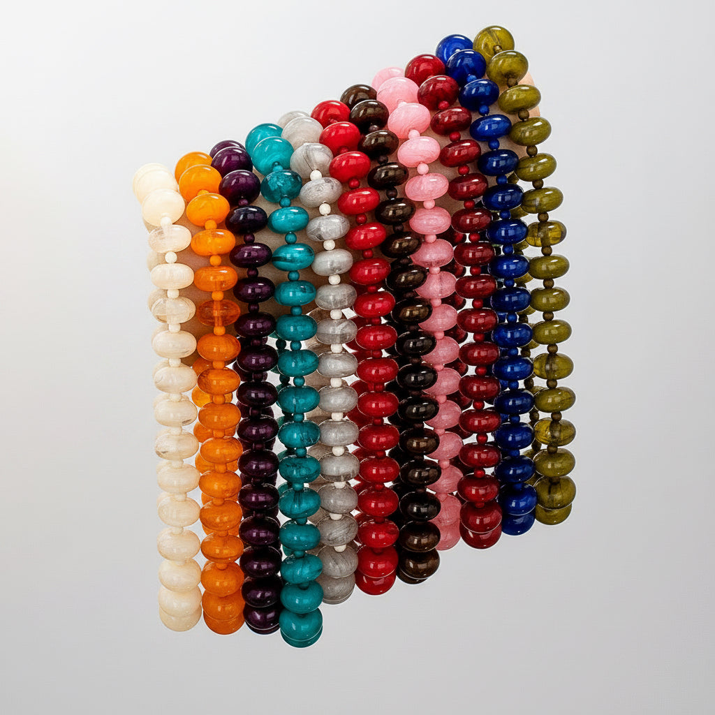 Chunky Resin Disc Beadz Necklace