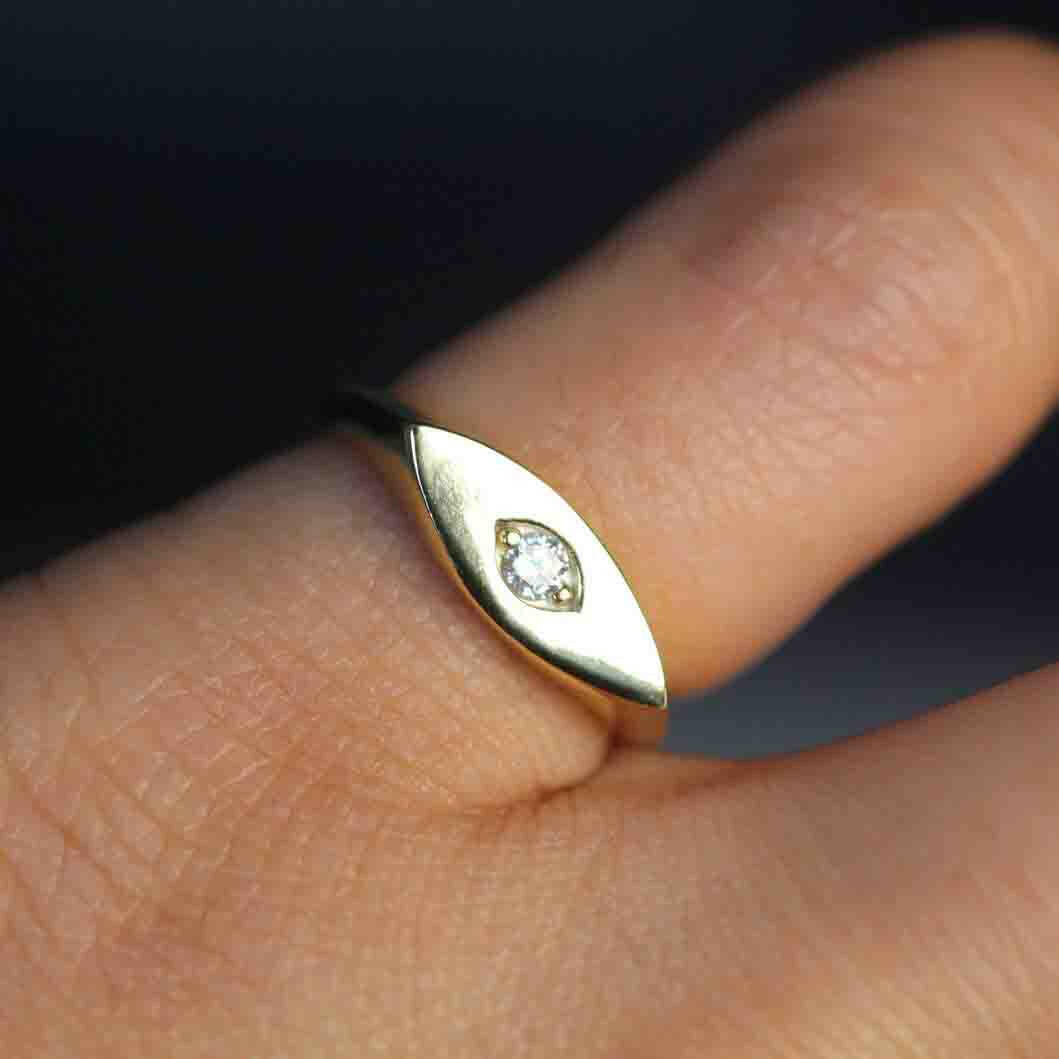 Pinkies up Pinky Ring