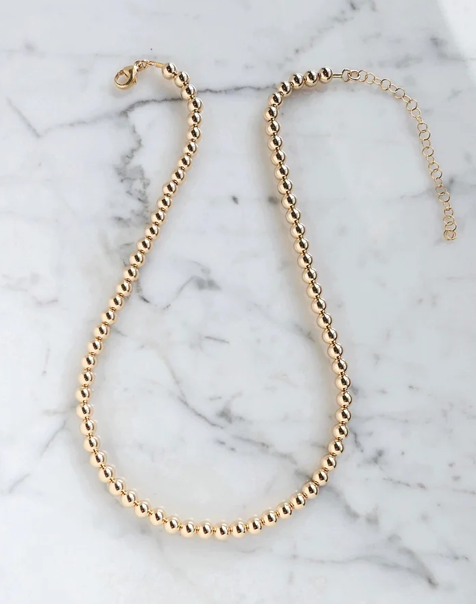 Gold Filled beaded Necklace