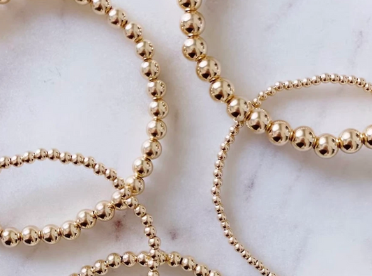 Gold Filled Beaded Bracelet