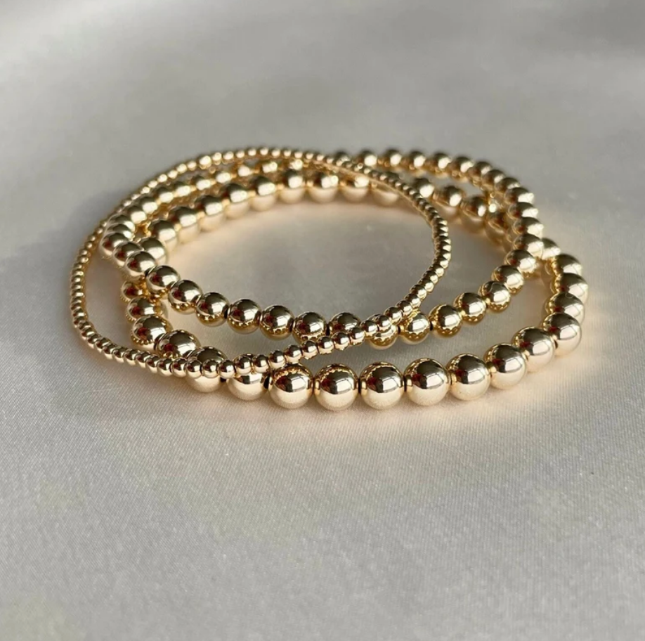 Gold Filled Beaded Bracelet