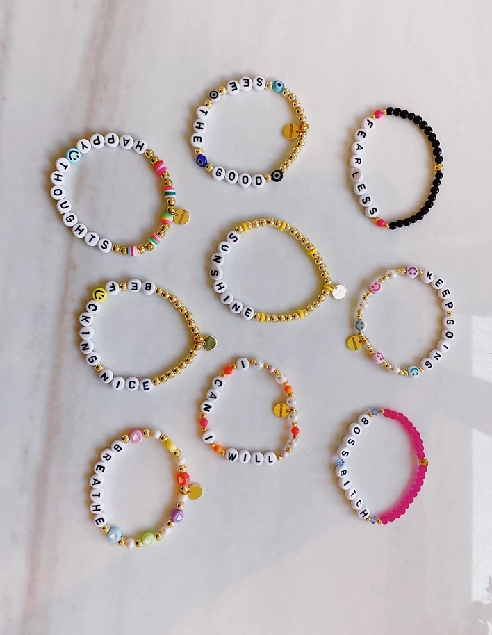 Words Of Affirmation Bracelets
