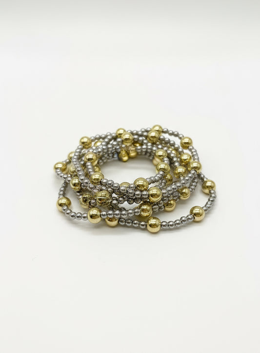 7 over 1 Beaded Bracelet