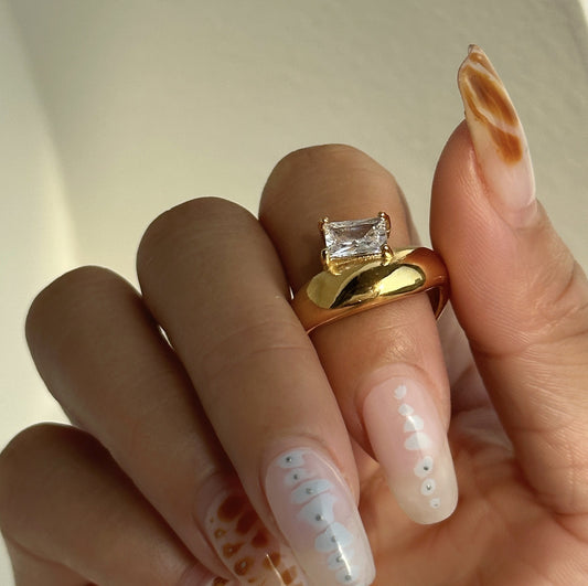 Floating Diamond Ring
