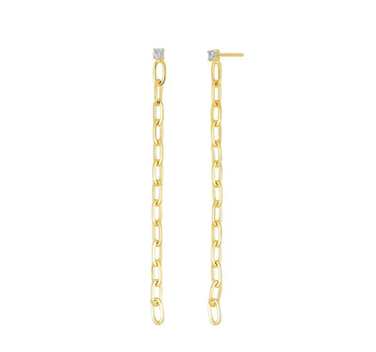 Rise drop earrings