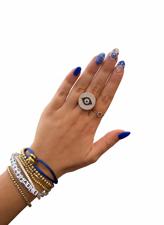 Evil Eye Statement Ring