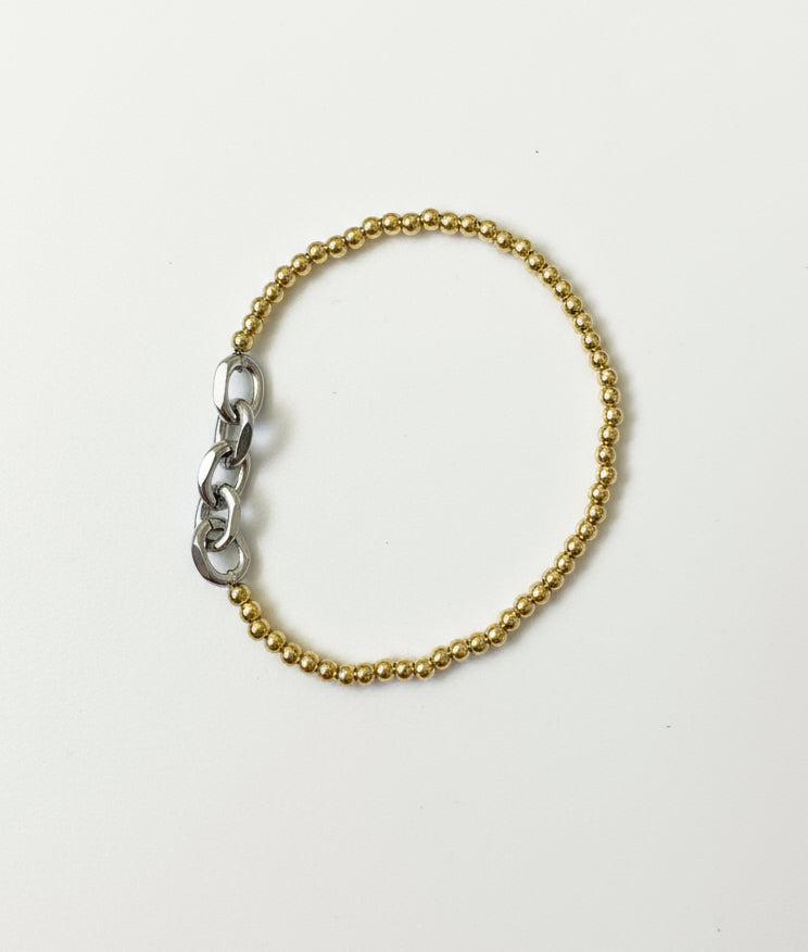 Chain beaded bracelet