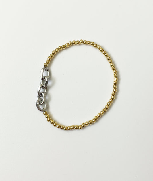 Chain beaded bracelet