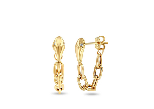 Gilded Serpent Earringz