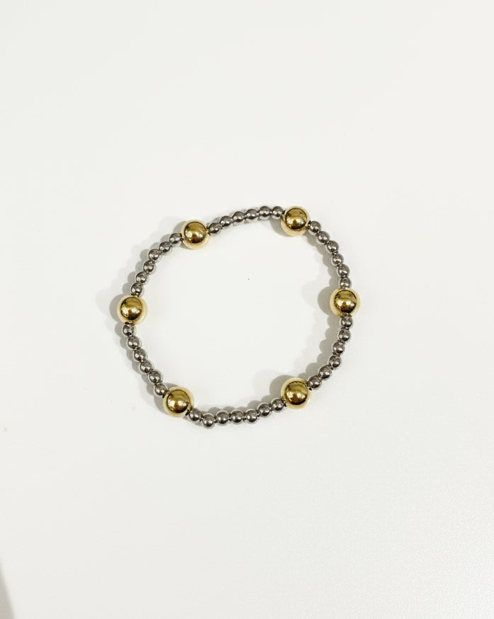 7 over 1 Beaded Bracelet