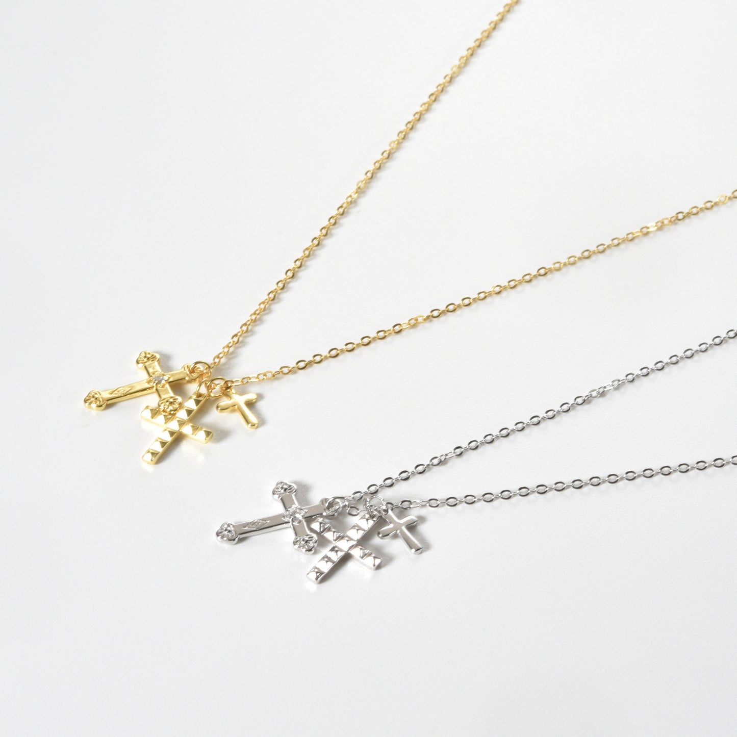 3X Cross necklace