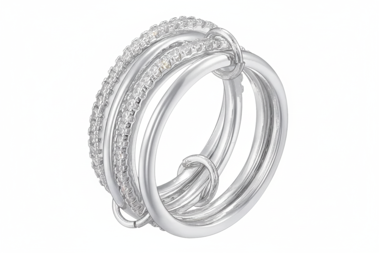 DBZ Silver Stack Ring