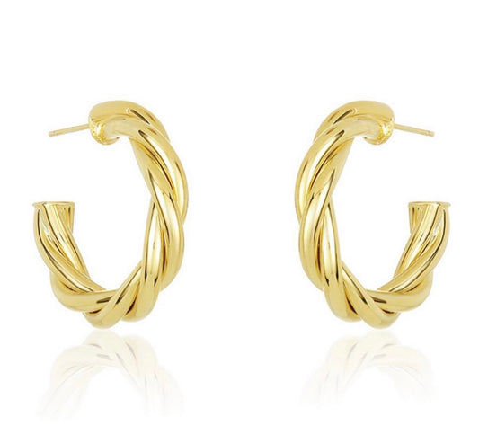 Twisted Rope Hoops