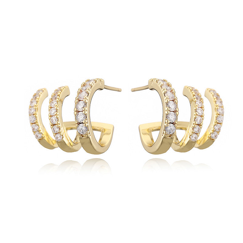 Triple threat Earringz