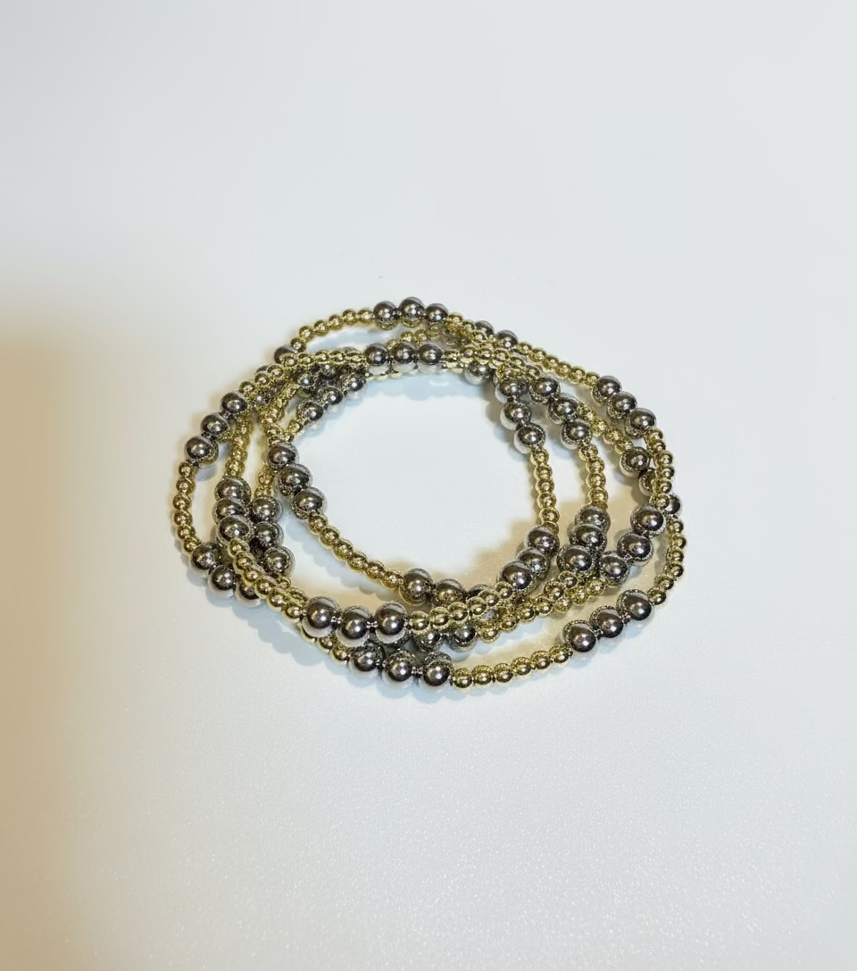 3 over 6 Beaded Bracelet