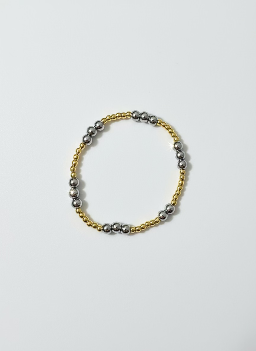 3 over 6 Beaded Bracelet