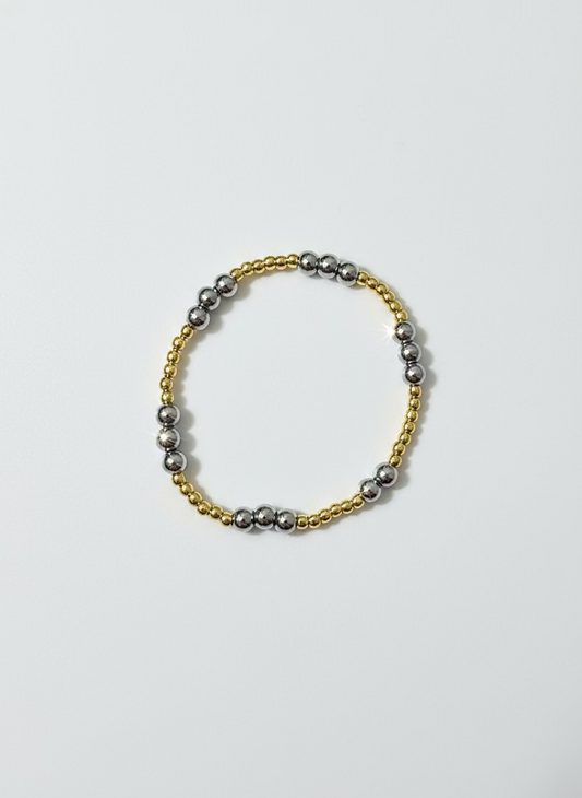 3 over 6 Beaded Bracelet