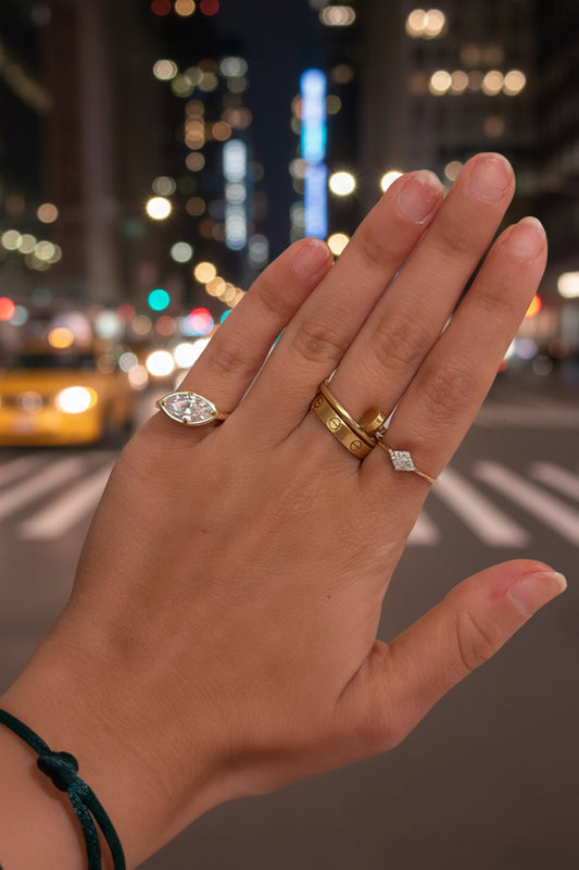 Weigh down my pinky pinky ring  ￼