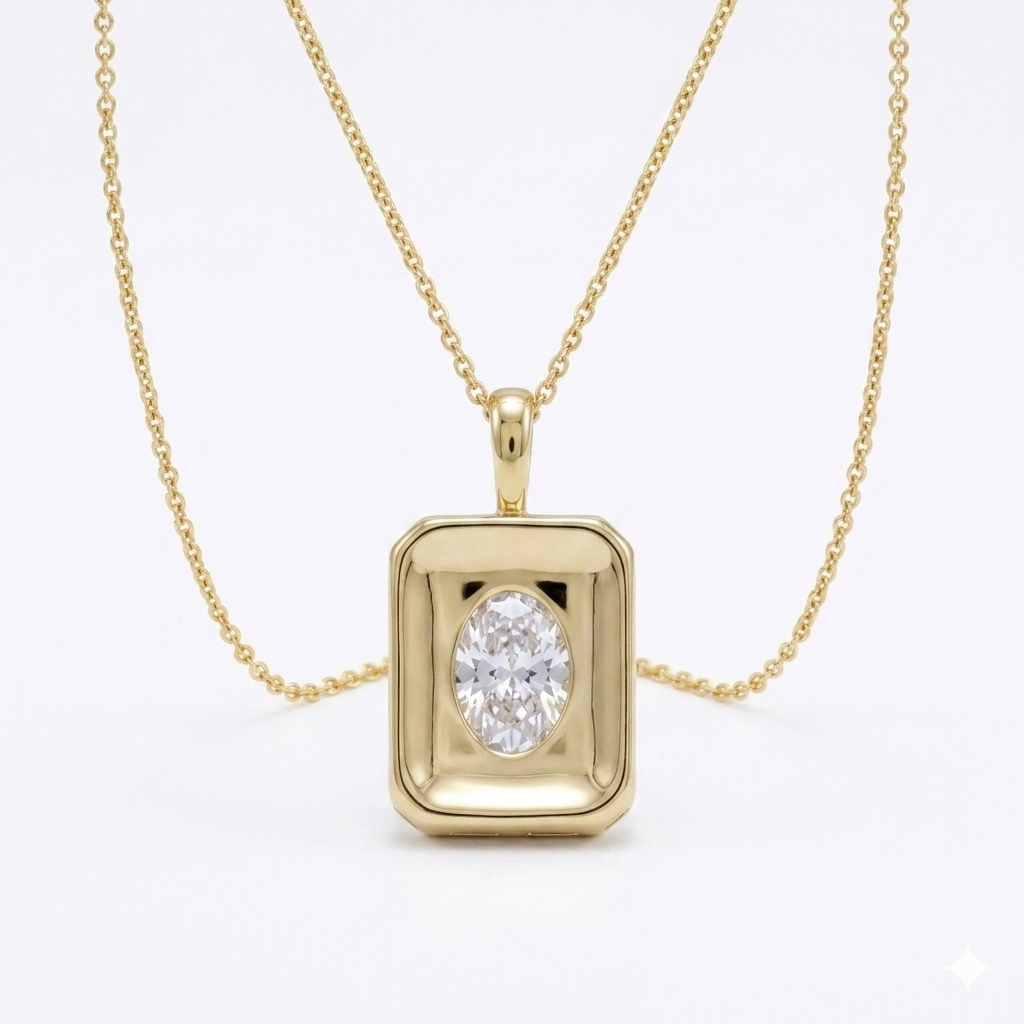 Diamond Incased Necklace