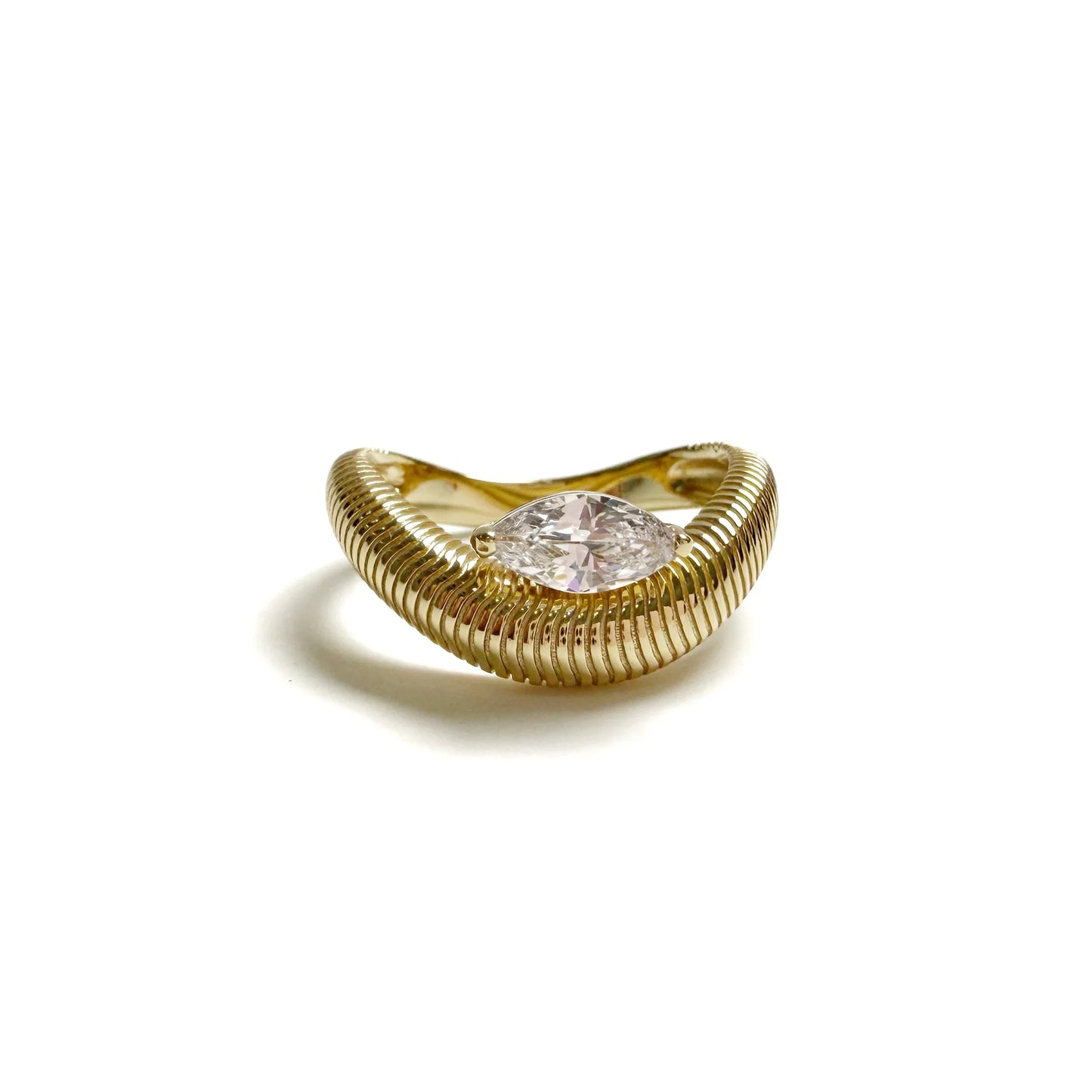 Tilted Pinky Ring