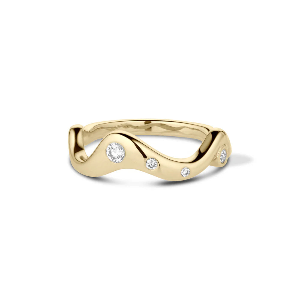 Wave Length Pinky Ring