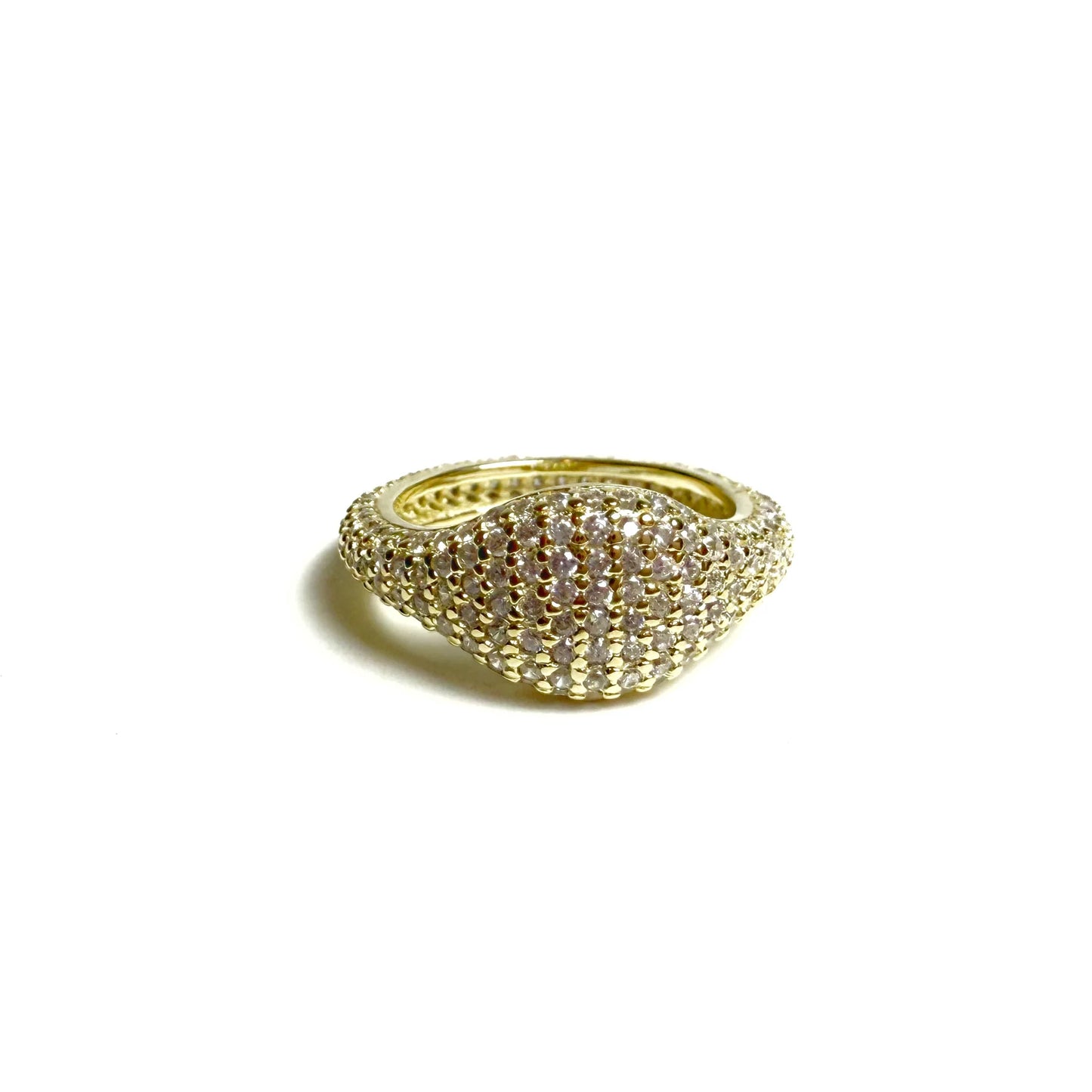 All The Diamondz Pinky Ring
