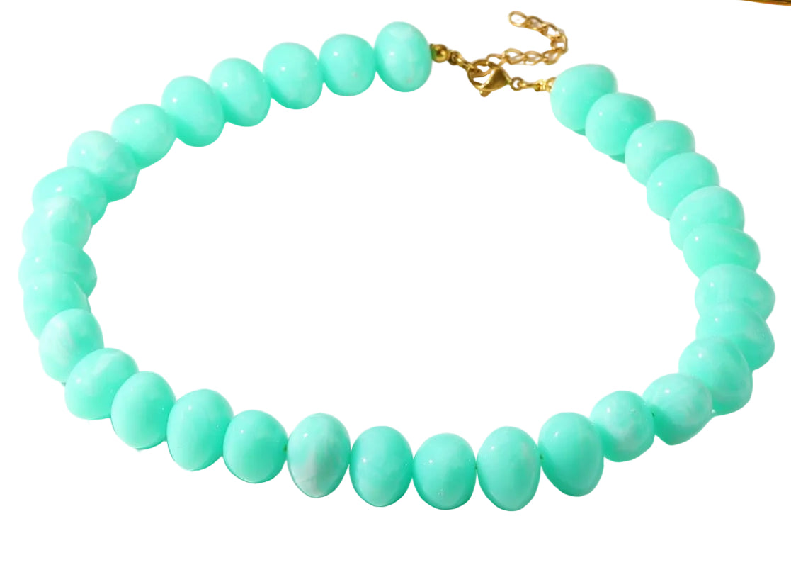 Glossy Marble Beadz Necklace