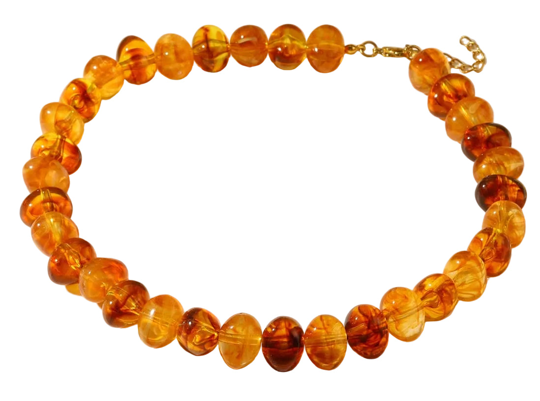 Glossy Marble Beadz Necklace