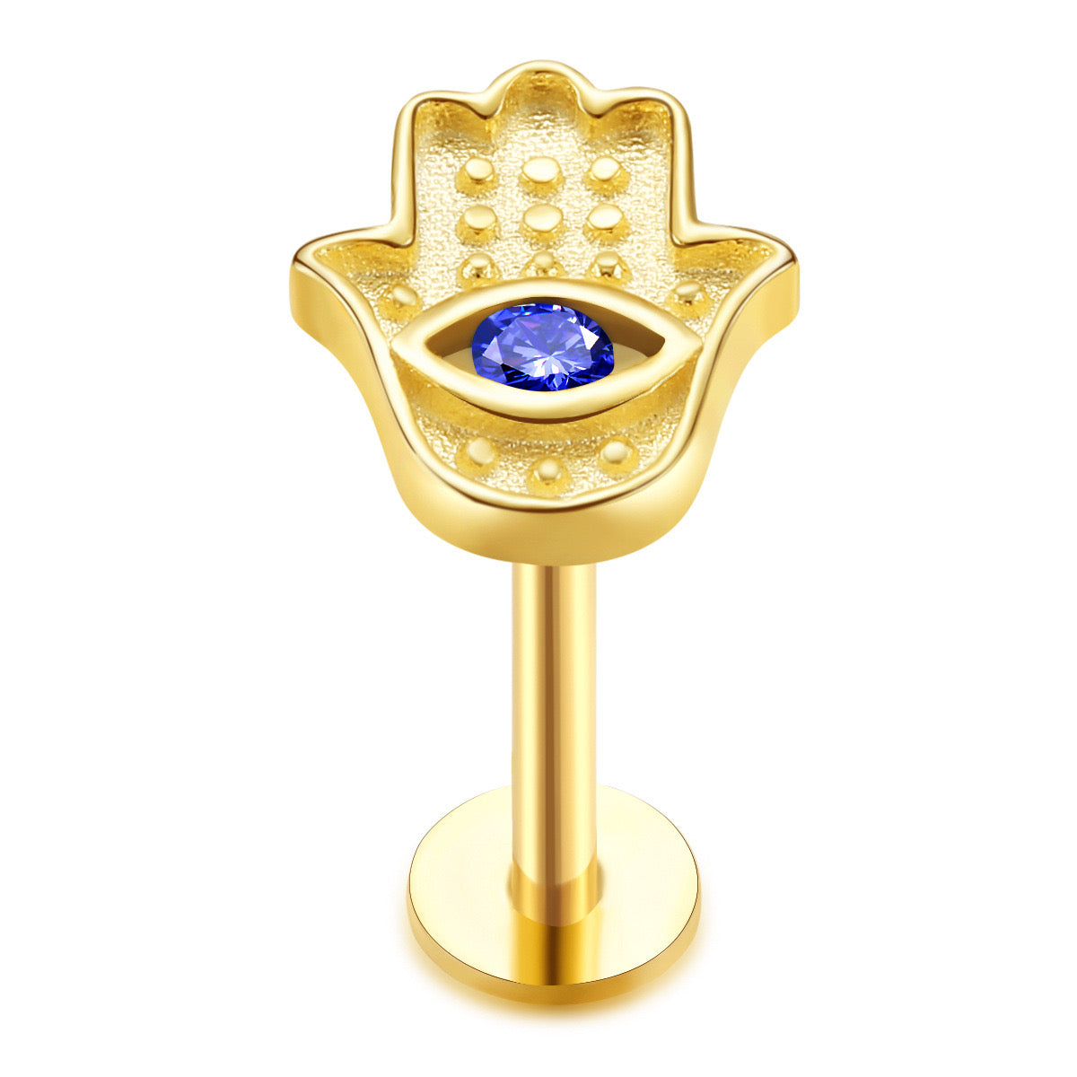 Hamsa Flat Back Stud