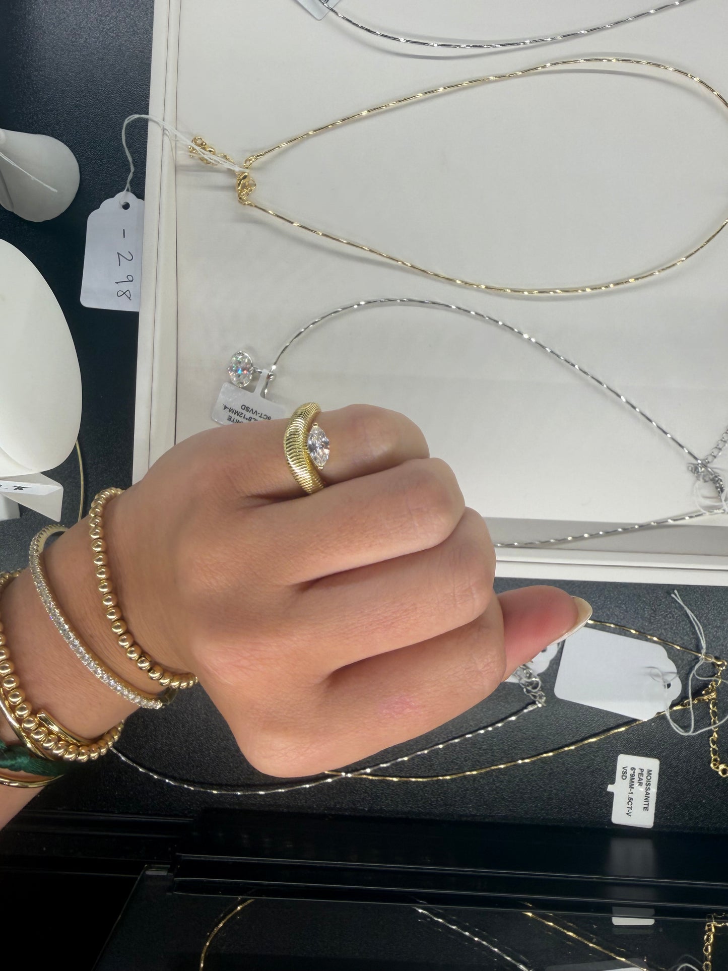 Tilted Pinky Ring